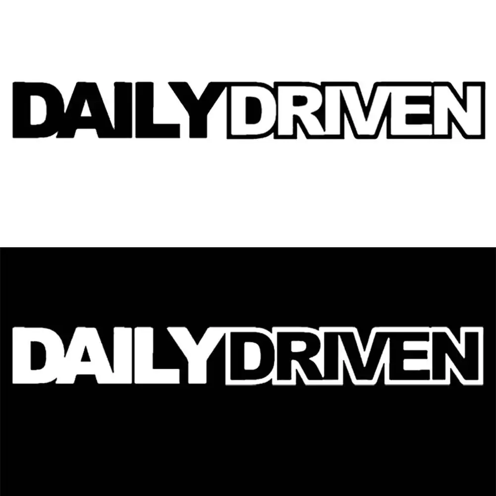 JDM Car Sticker Daily Driven Mugen Euro Spoon Stance Illest Drift Vinyl Decals Truck AUTO Window Bumper  UND Sale