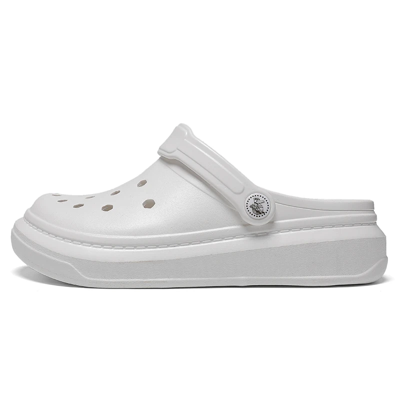 New 9 Colors Women Sandals Unisex Outdoor Couple Hole Shoes Light Cool Flip Flop Lovely Womens Shoes Platform Sandals 45