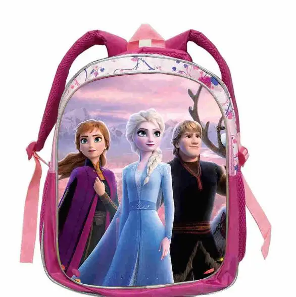 Disney Frozen 2 Character backpack Children\'s school Bagpack Elsa & Anna Princess Schoolbag for girls pupil mochila escolar