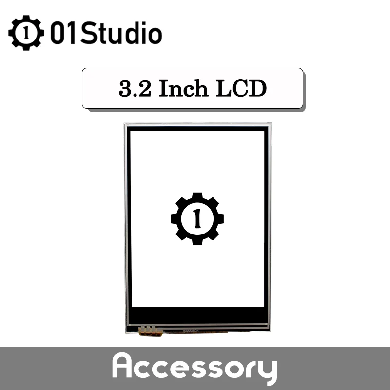 01Studio 3.2'' SPI Inch TFT LCD Resistive Touch Screen Modul pyBorad Development Micropython Accessory LittleVGL