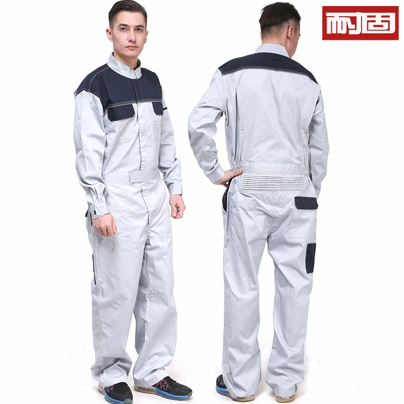 Work Wear Overalls for men Fashion Tooling Loose Cargo Overalls Long Sleeve Repairman Auto Repair Jumpsuits