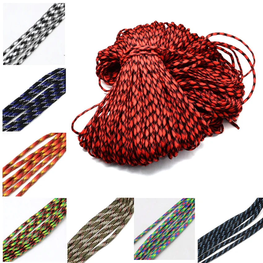 7 Inner Cores Polyester & Spandex Ropes Cords 4mm for Rope Fashion jewelry Making DIY accessories Supplies,about 100m/bundle