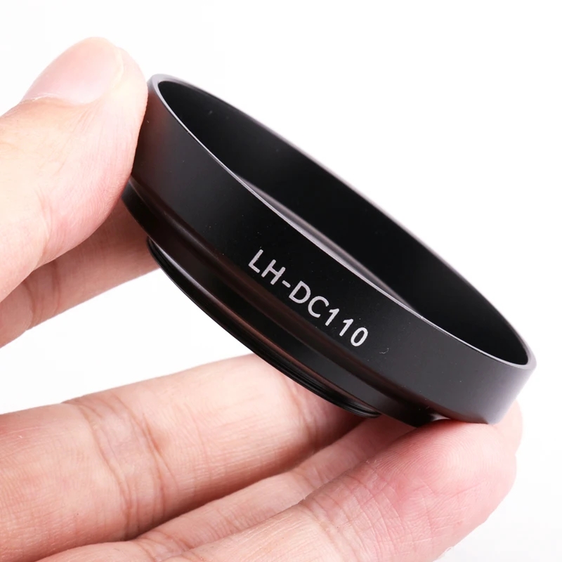 37 มม.เลนส์ LH-DC110 LHDC110 LH DC110 โลหะ + เลนส์กล้อง Lente อุปกรณ์เสริมสำหรับ Canon G1X Mark III g1XM3 G1X3
