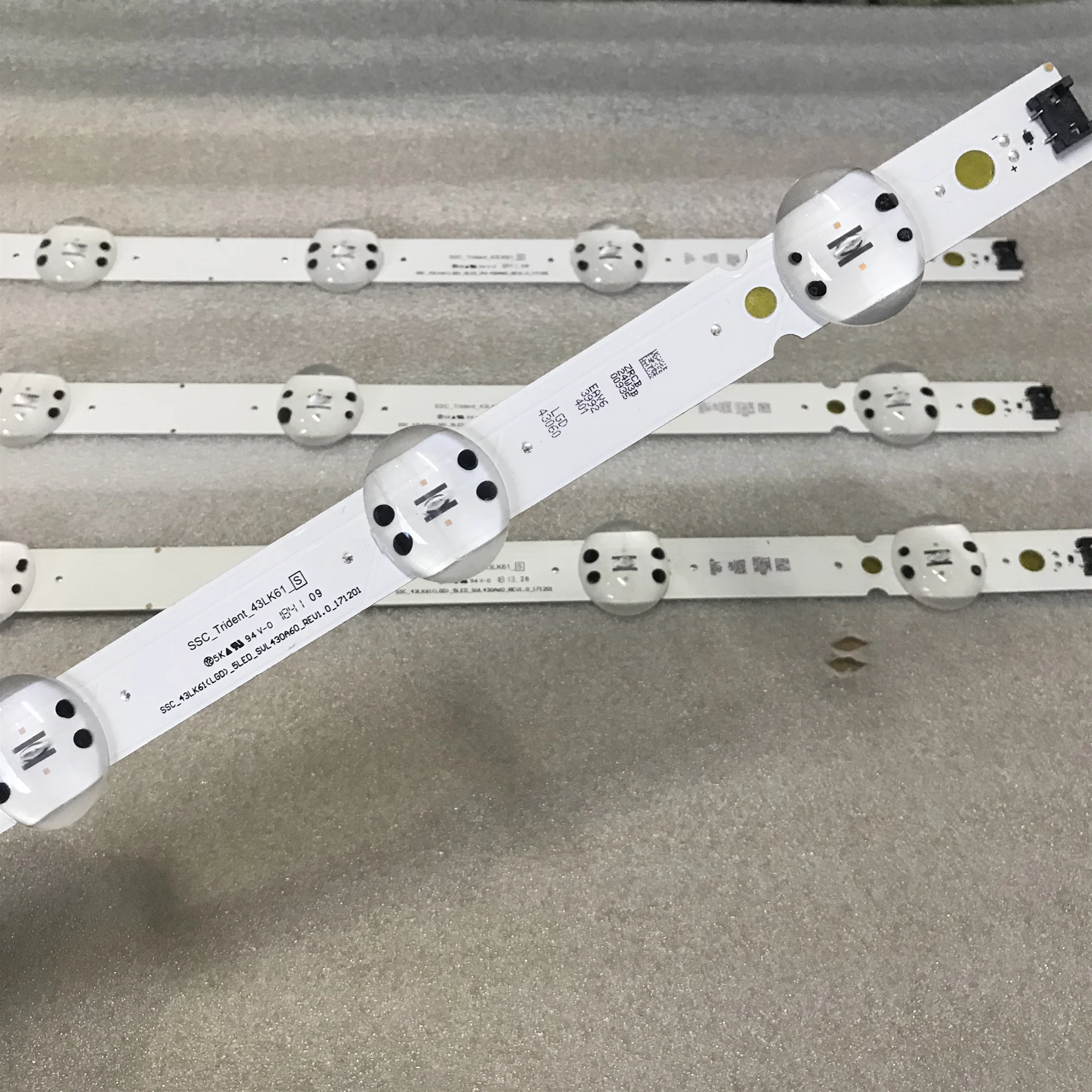 Bande de rétroéclairage LED pour LG (LGD)_ HC430DUN-SLUR2