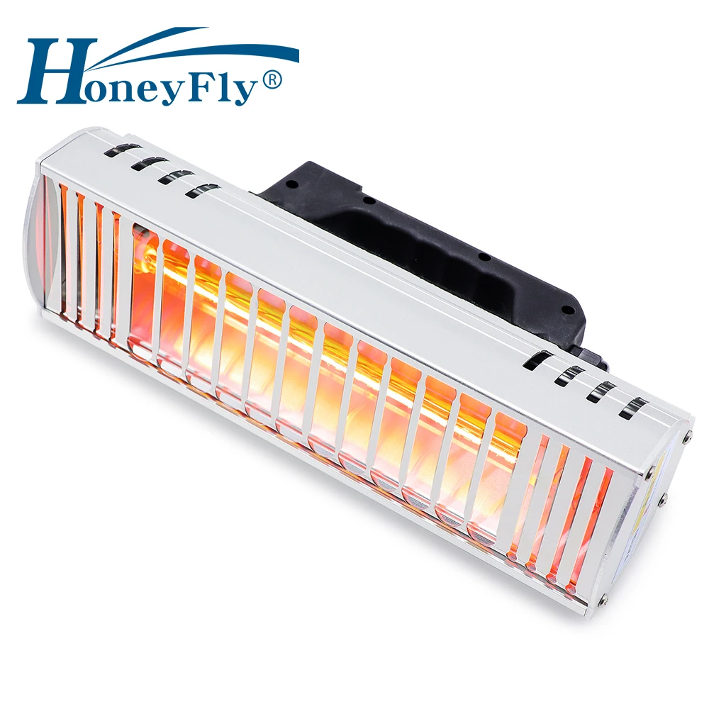 

HoneyFly Infrared Paint Curing Dryer Lamp Handheld Short Wave IR Heater Drying Lamp 1000W Infrared Light for Car Repair Paint