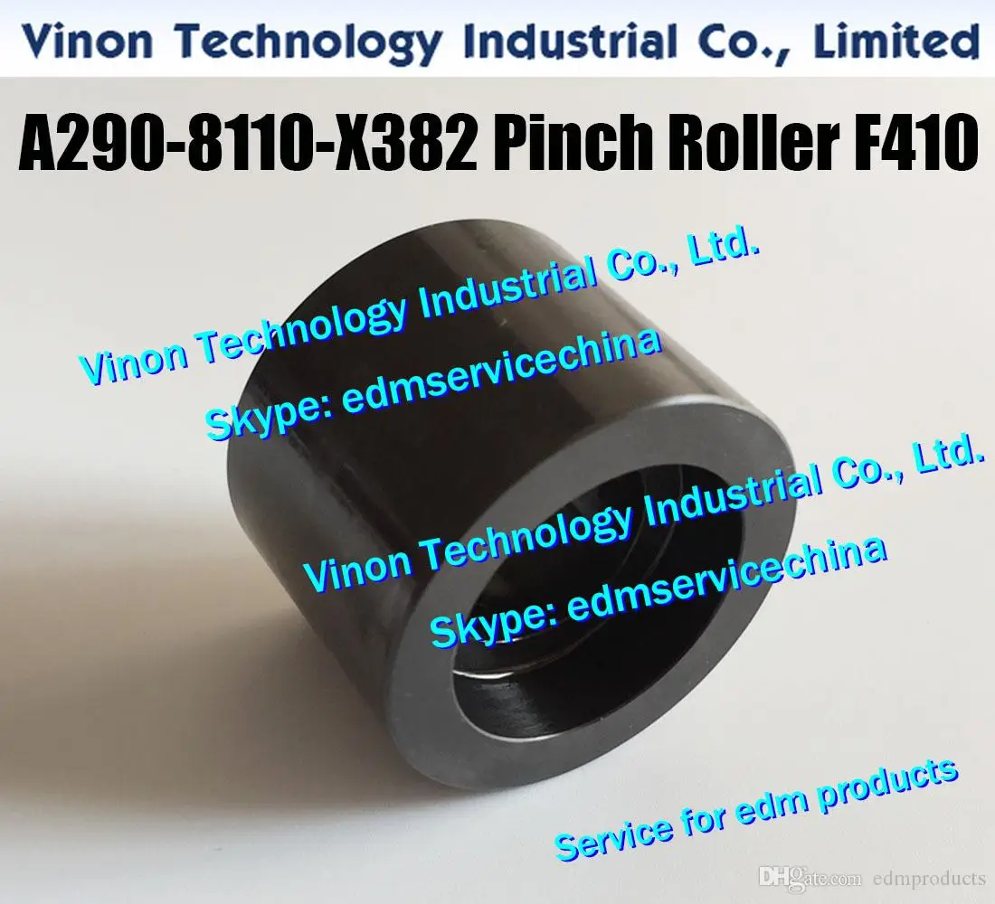 

A290-8110-X382 edm Pinch Roller (Black Ceramic+SUS) F410 Ø40x28x30mm Feed section for Fanuc C A2908110X382,A290.8110.X382 edm