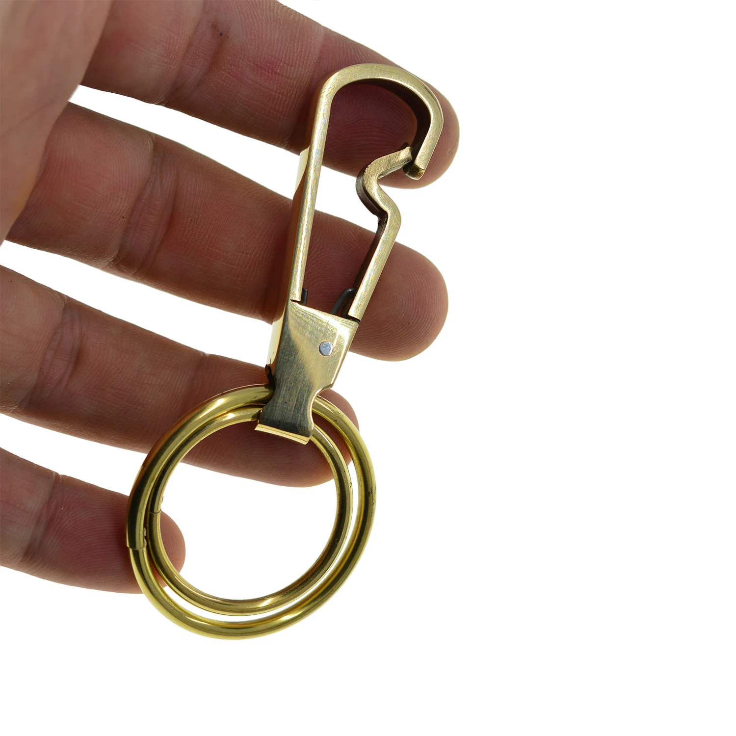 Chain Quick Link - Luxury Polished Brass Quick Release Spring
