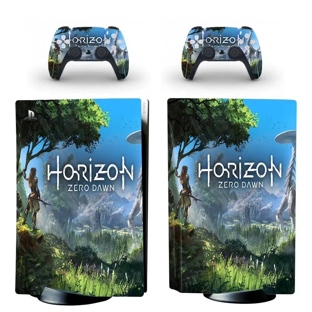 Horizon Zero Dawn PS5 Standard Disc Edition Skin Sticker Decal Cover for PlayStation 5 Console & Controller PS5 Skin Sticker