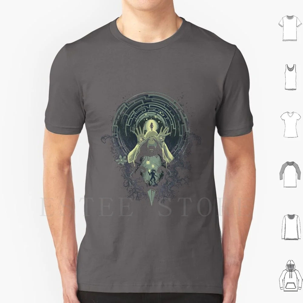 Pan's Nightmare T Shirt Print Cotton Labyrinth Labyrinth Maze Labyrinth Movie Labyrinth Movie Labyrinth Worm Pans Nightmare