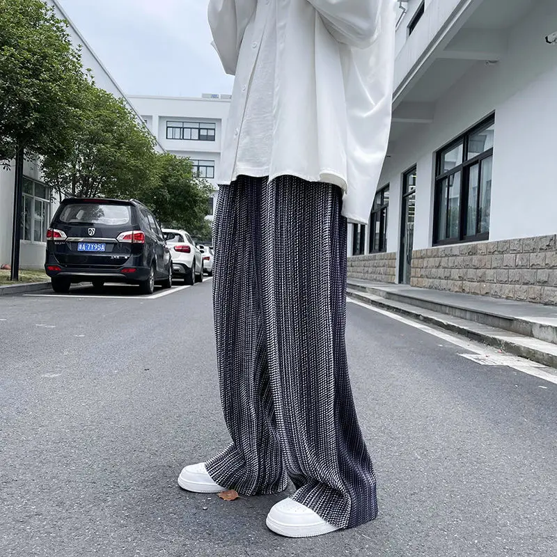 Streetwear Hosen Mens Amerikanischen Oversize Beliebte Mann Design Hosen High Street Drapieren Wirkung Kühlen Fee Hosen Lose Baggy Hosen