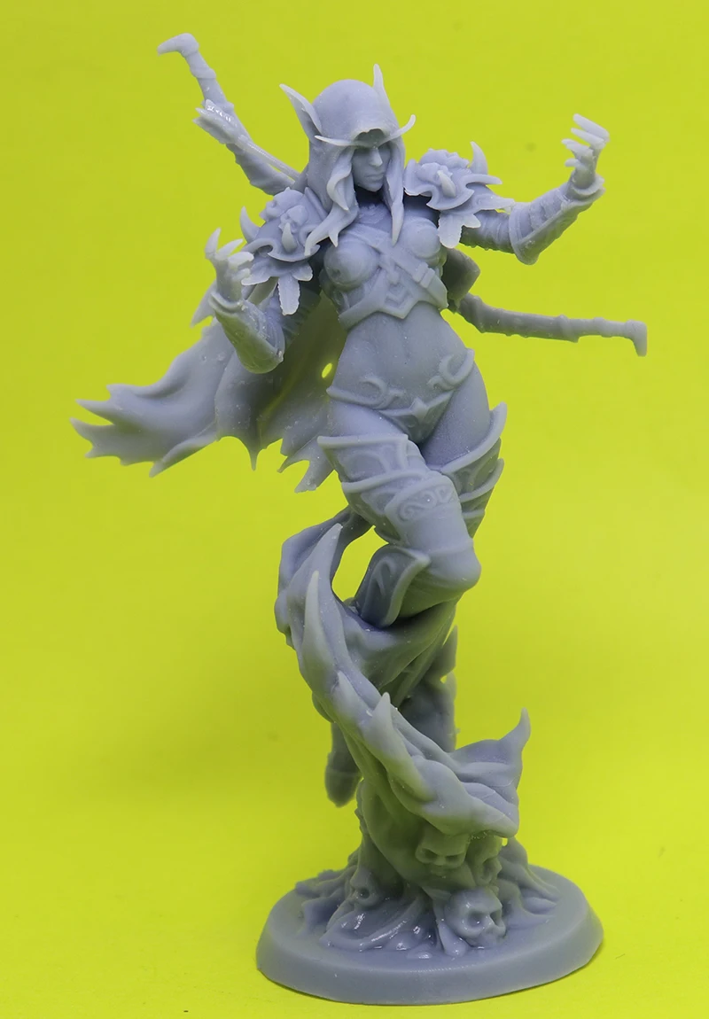 100mm 10cm Resin Model Kits Female Devil Figure Unpainted No Color RW-027