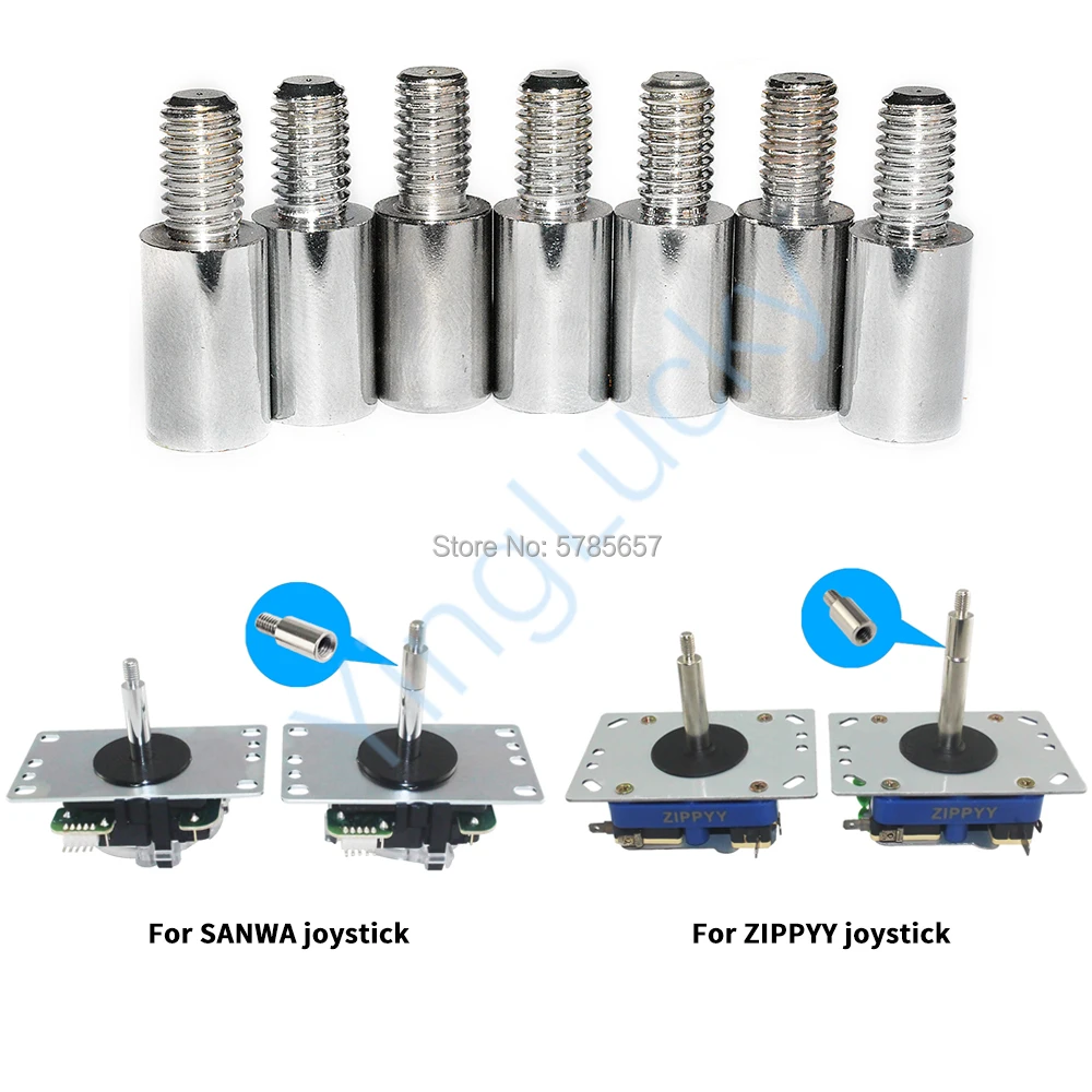 10pcs 1.5cm arcade joystick shaft extender for Sanwa/Zippy joystick DIY arcade game accessories