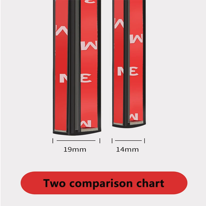 2/8m Car Roof Rubber Strip Sunroof Windshield Seal Waterproof Soundproof Car Roof Protector Seal For Auto Accessories Universal