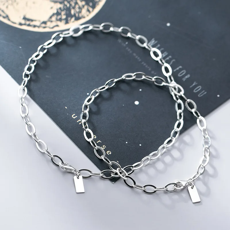 

MIQIAO Leg Chain Female Silver Ankle Bracelet 925 Women Jewelry Bobby Socks O Chain Sterling Simplicity Style Gift 2021