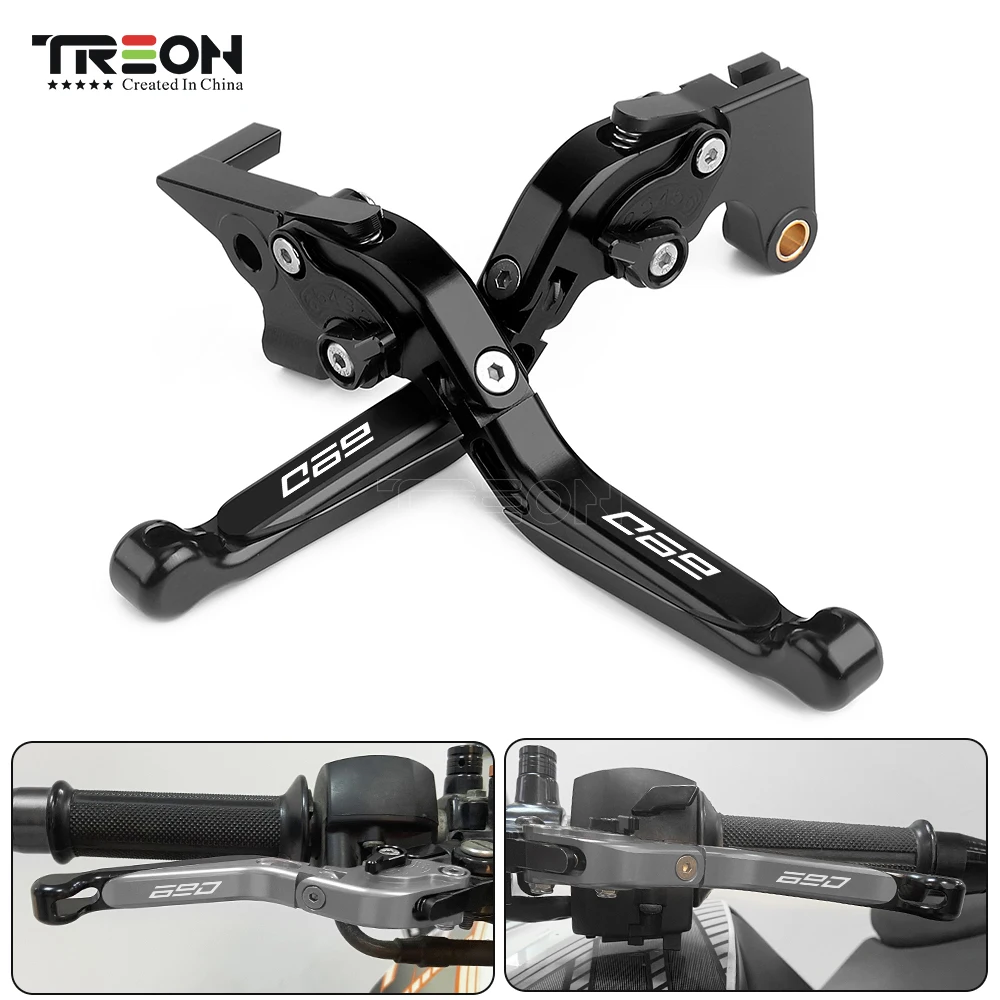 Motorcycles Handlebar CNC Foldable Brake Clutch Levers Adjustable For KTM 690 Duke SMC SMC-R Enduro R 2014 2015 2016 2017