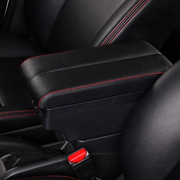 Ford Focus 3-armsteunbox Elleboogsteun Opbergruimte middenconsole met telefoon opladen USB-interface bekerhouder