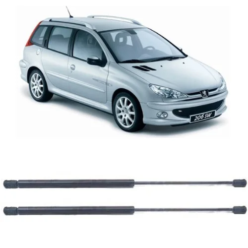 LUGGAGE COVER AMORTİSÖRÜ RIGHT-LEFT HAND TOOL FOR PEUGEOT 206 SW 1998-SIZE: 580 YH-535N BAR 8731.G5-1615079680