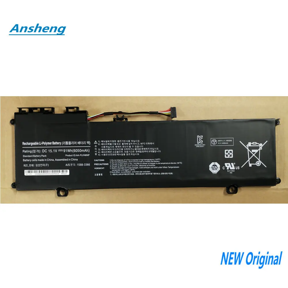 Genuine 15.1V 91Wh Laptop Battery For Samsung AA-PLVN8NP ATIV Book 8 880Z5E NP880Z5E NP880Z5E-X01UB