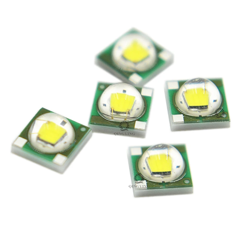 10 adet 1W 3W LED 3535 LED çip beyaz soğuk beyaz 6500K 8000K 10000K 13000K el feneri Biycle ışık için