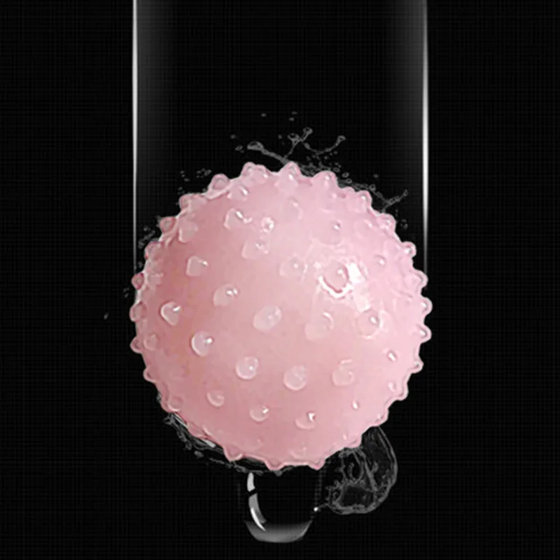 Sex Toy Electric Vibrator Ball With Beads 35mm Soft Prostate Vagina Massager Dick Extender for Condom Men Women