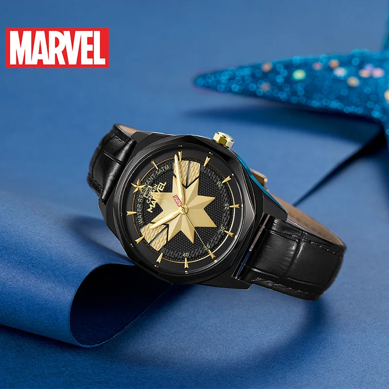 MARVEL For Women Watch Original Female New Quartz WristWatch Avengers Captain 5Bar Waterproof Steel Clock Girls Relogio Feminino