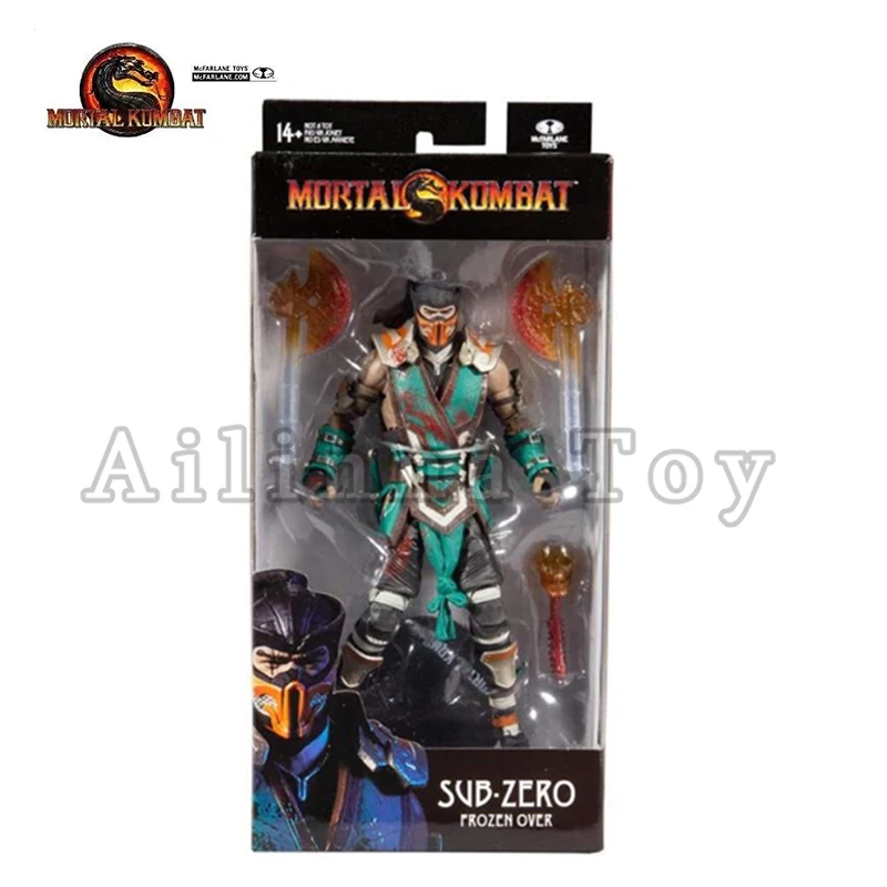 McFARLANE 7inches Action Figure Mortal Kombat XI Sub-Zero (Bloody Frozen Over Ver.) Anime Model For Gift Free Shipping