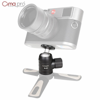 XILETU B-23 Mini Tripod Ball Head Aluminum Alloy Metal 360 Degree Tripod Ball Head Panoramic Head W 1/4 Screw For DSLR GoPro