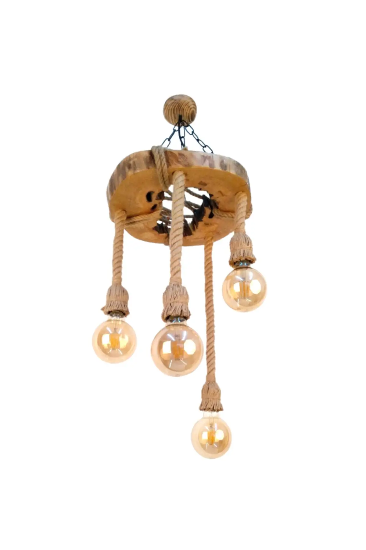 Natural Wood Chandelier Cafe Bar Restorand For Balcony Living Room Wood Chandelier