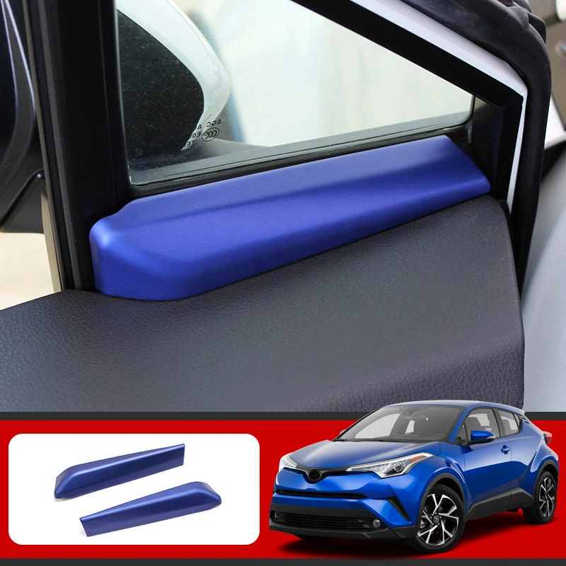 For Toyot C-HR Chr 2016 2017 2018 2019 Auto Styling 2 Stuks Abs Plastic Interieur Front Een Pijler Driehoek Cover Trim