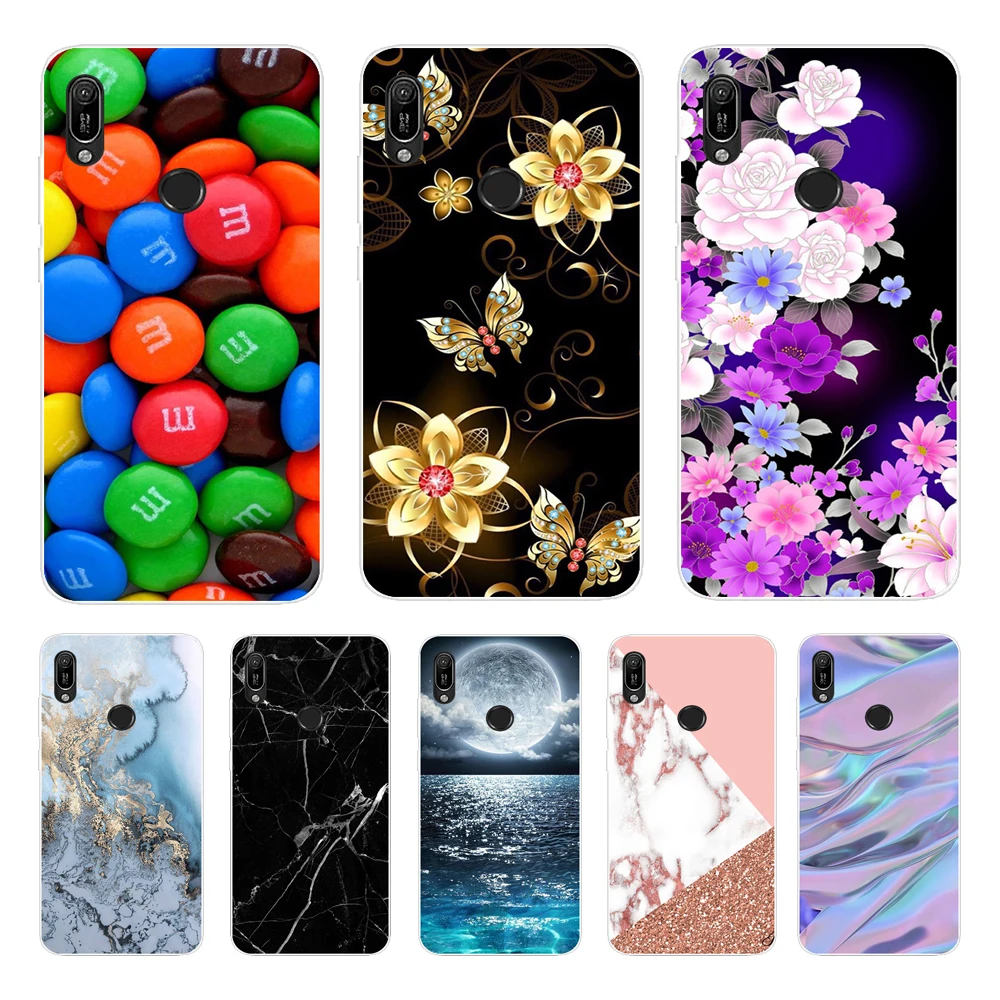 For Huawei Y6S Case Soft Silicone Back Cover Case on For Huawei Y6S 2020 Phone Back Cover JAT-LX1 LX3 L29 L41 Fundas y6 2019