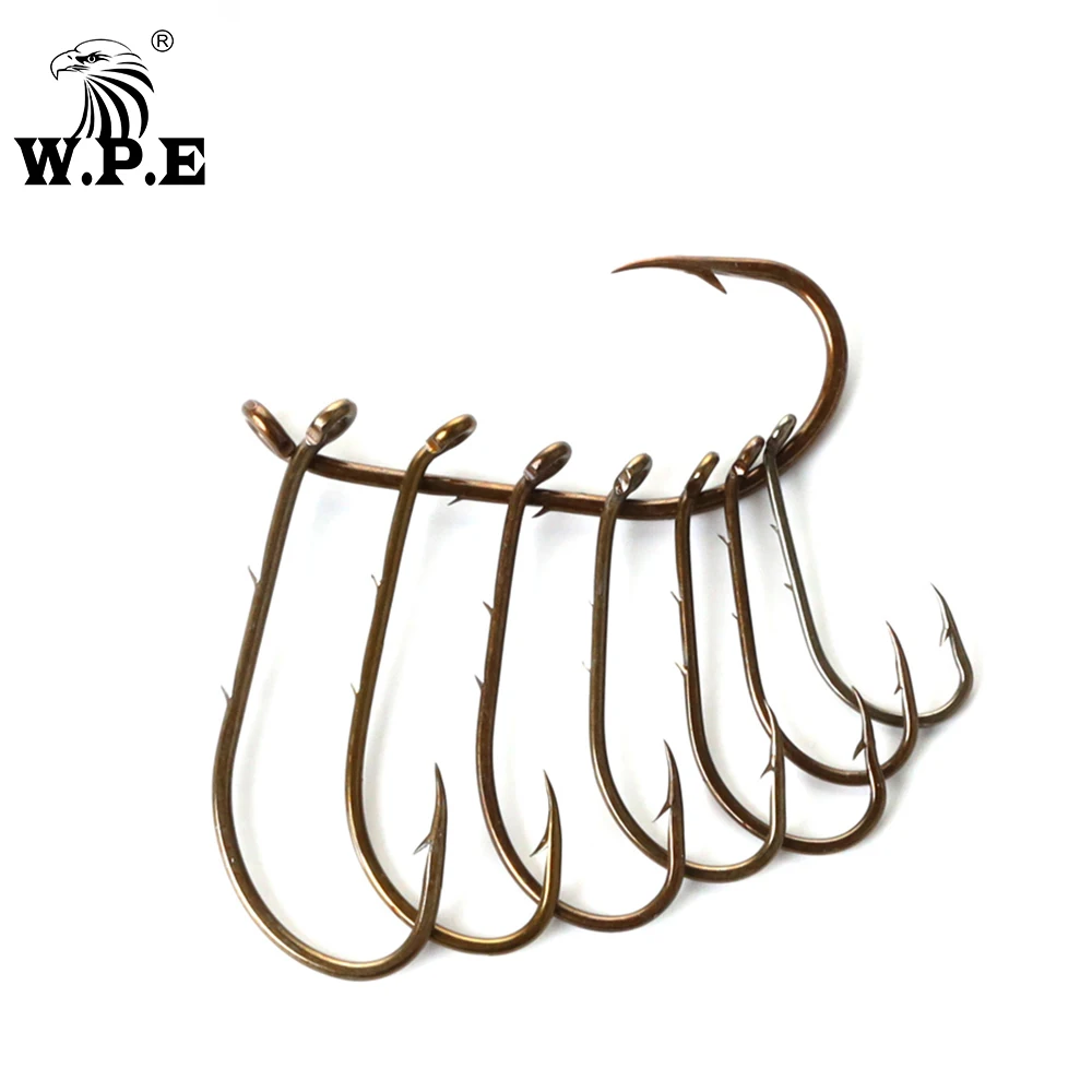 W.P.E Anzuelos Carpfishing – Acero Carbono con púas