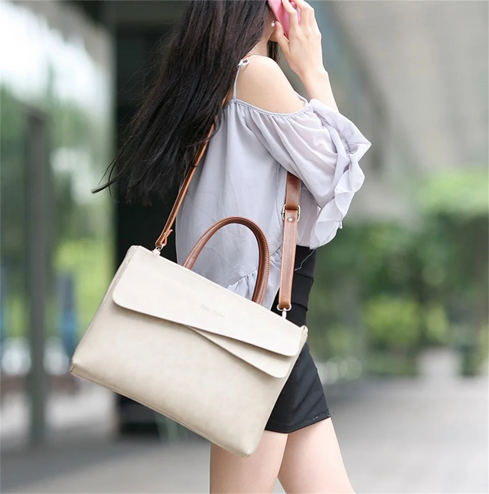 Women\'s briefcase female portable professional documents commuter fashion one shoulder business big bag large capacity Ladiesbag