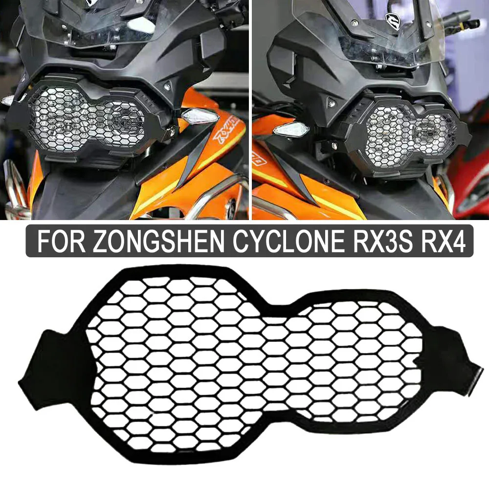 

Motorcycle Headlight For ZongShen Cyclone RX4 RX3S Protection Headlight Lampshade RX4 RX 4 R X4 RX 3S RX3 S RX3S Dedicated