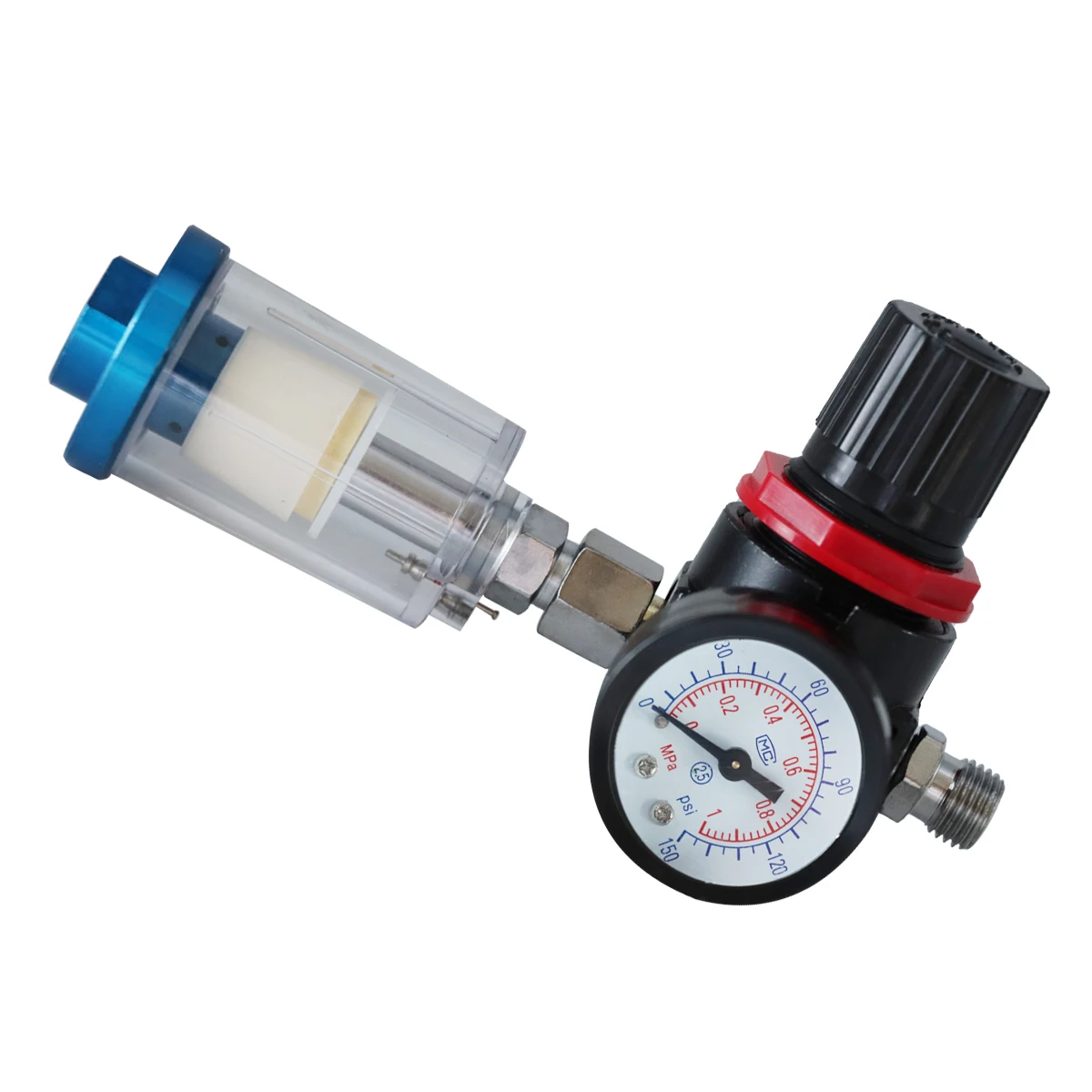 HVLP Spray Air Regulator Pressure Gauge & 1/4\