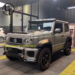 Jimny LB design body kit for Jimny mini G class wide style kit FRP front hood spoiler bumper