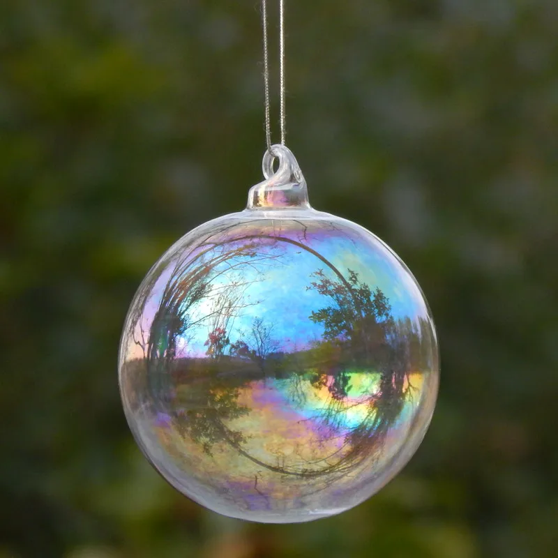 

8pcs/pack Diameter=12cm Middle Size Luster Glass Globe Christmas Glass Hanger Decoration Christmas Tree Glass Pendant Decorative