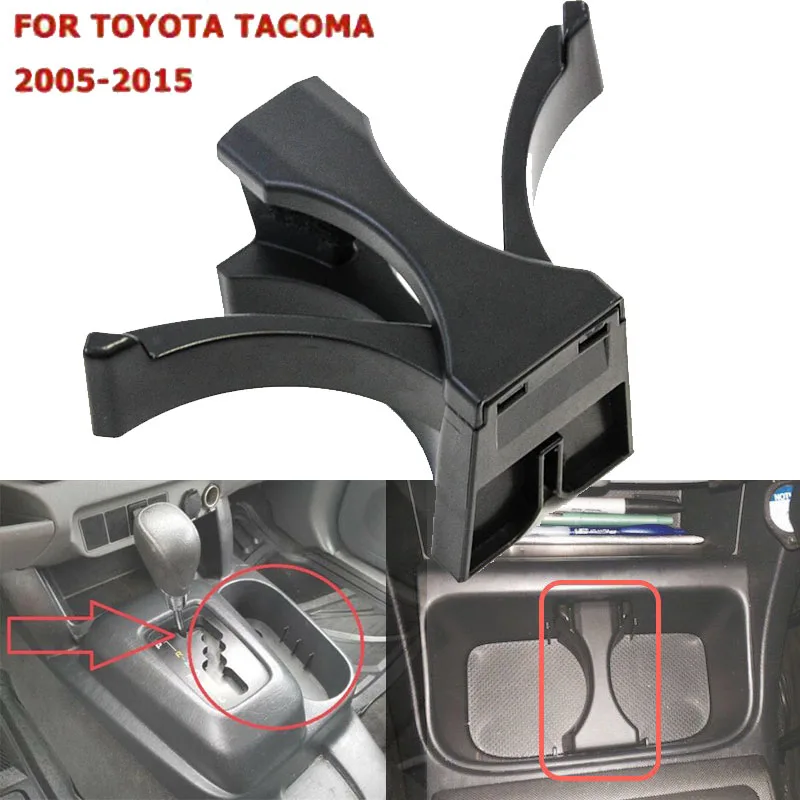 

Car Accessories Center Drinks Holders Adjustable Car Center Console Black Cup Holder Divider Insert For Toyota Tacoma 2005~2015