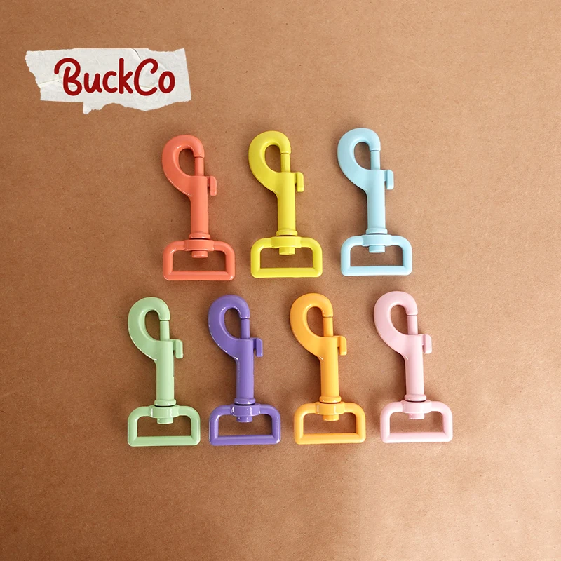 

20pcs/lot Metal dog clasp spray paint for 25mm webbing DIY dog collar leash buckles durable strong zinc alloy clasp 7colours