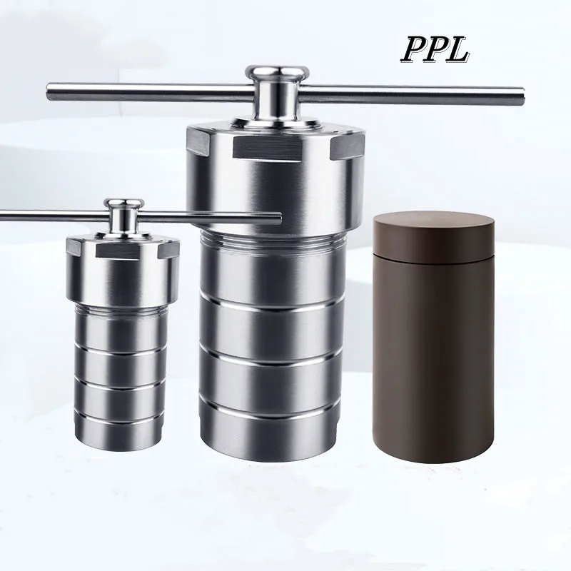 150ml Hydrothermal Autoclave Reactor vessel kettle Hydrothermal Synthesis Vessel Kettle with PPL Line 3Mpa 392℉ (280℃)