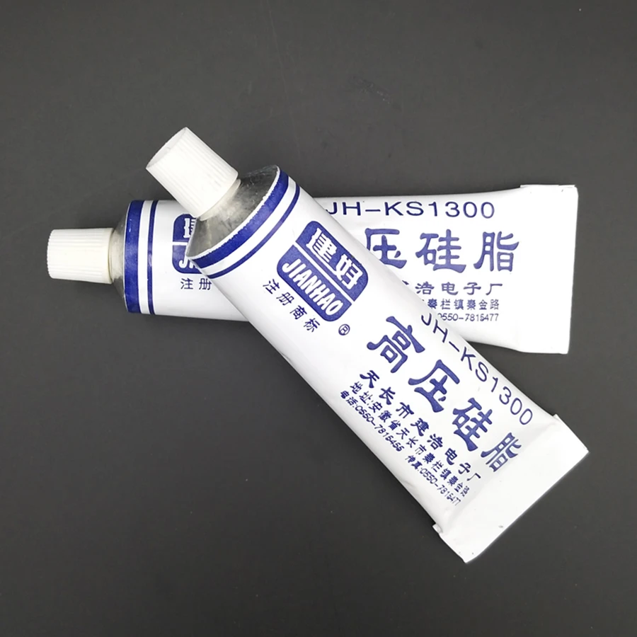 2PCS /lot High Pressure Silicone Grease Translucent TV Insulation Moisture Rust Rubber Metal Lubricating Cream Non-Curing