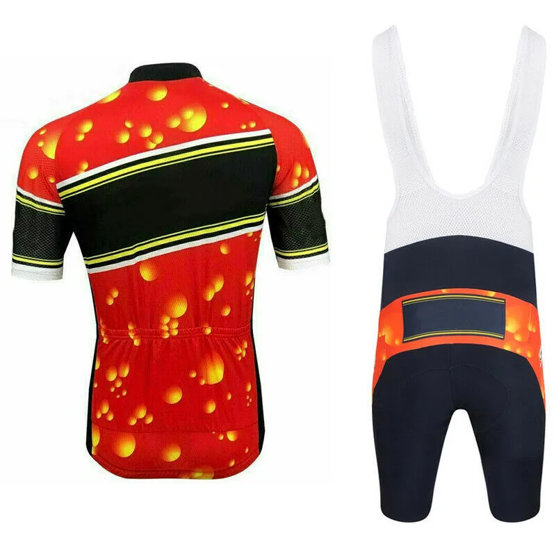 Bike Jersey Set Pro Team 2021  Cycling Clothing Summer Short Sleeve Cycling Suit Men\'s Top and Bottom Bib Shorts Kit