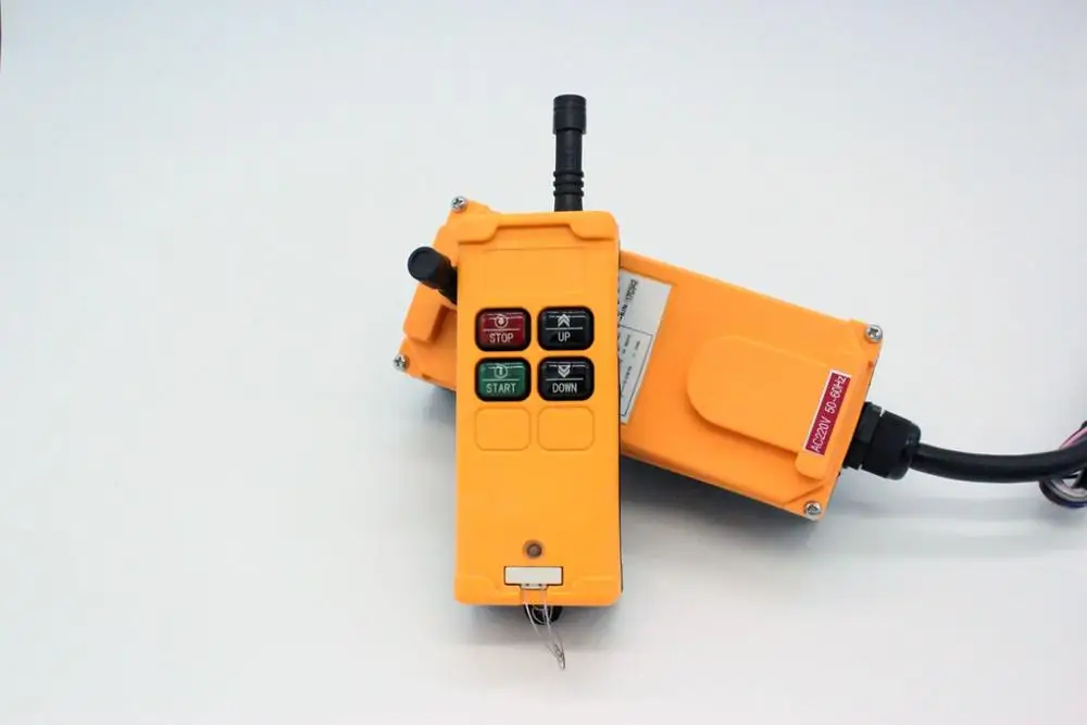 

HS-4 HS-C4D2 4 Channels 2 Speed Control Hoist industrial wireless Crane Radio Remote Control System crane