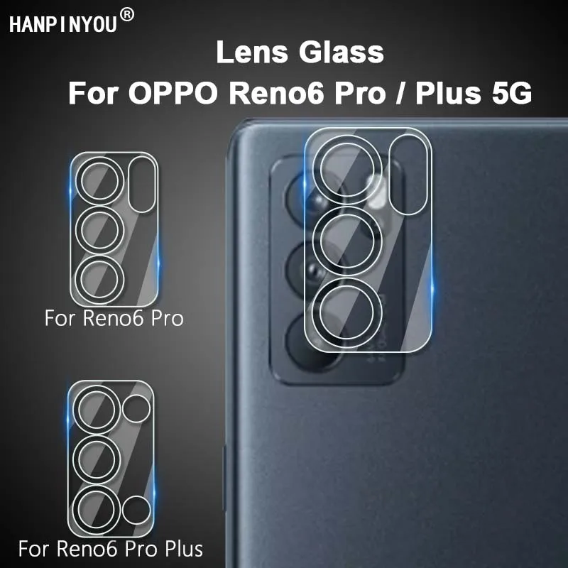For OPPO Reno6 Pro / Plus 5G / Snapdragon Clear Ultra Slim Back Camera Lens Protector Cover Soft Tempered Glass Protection Film