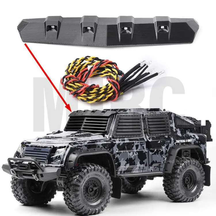 

3D Printing PLA Front Windshield Defensive Cover for 1/10 RC Crawler Car Traxxas TRX-4 TACTICAL UNIT TRX4 82066-4