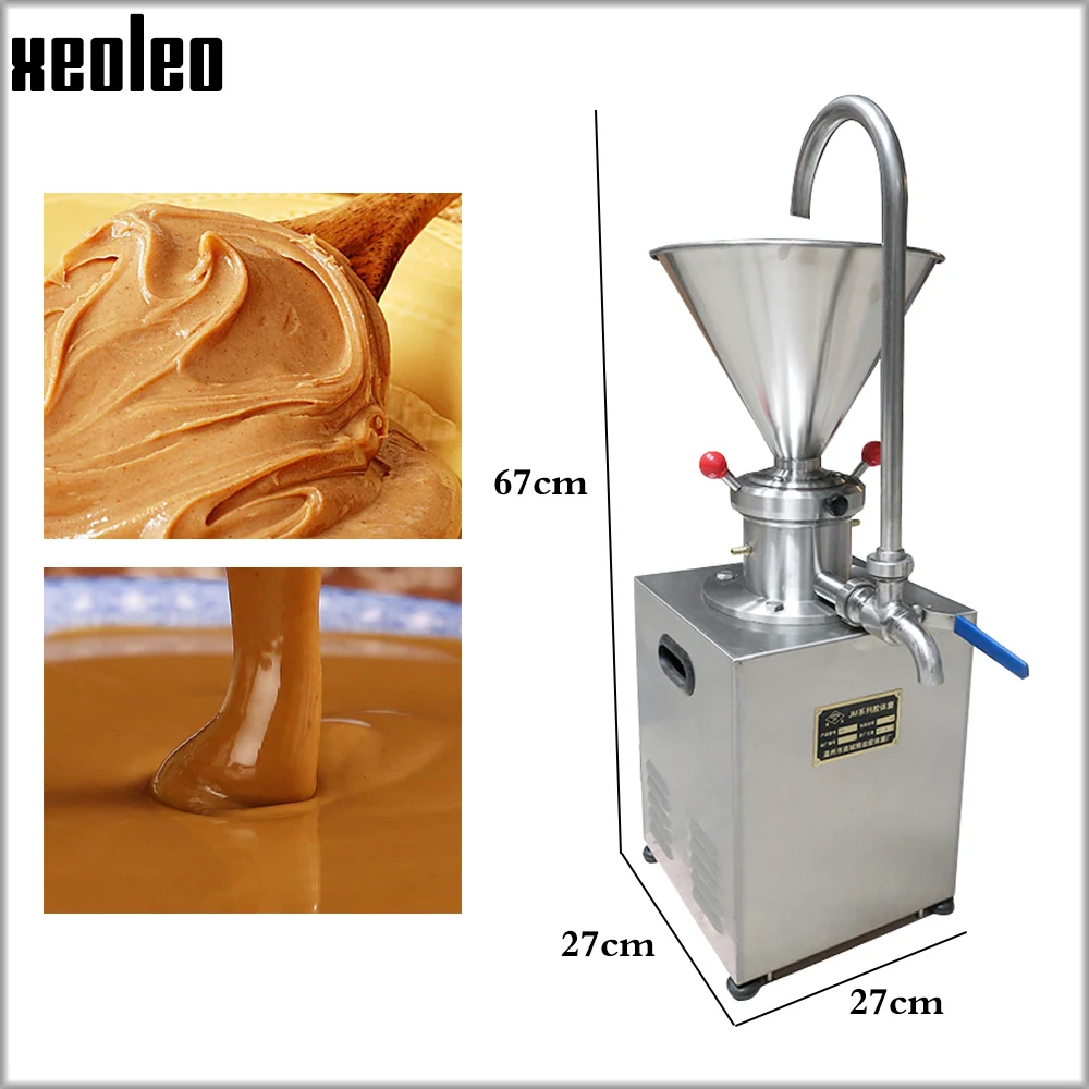XEOLEO Commerciële Voedsel Colloïdmolen Grinder 1500W Verticale Colloïdmolen voor Vet Pindakaas Colloïdmolen voor Mayonaise