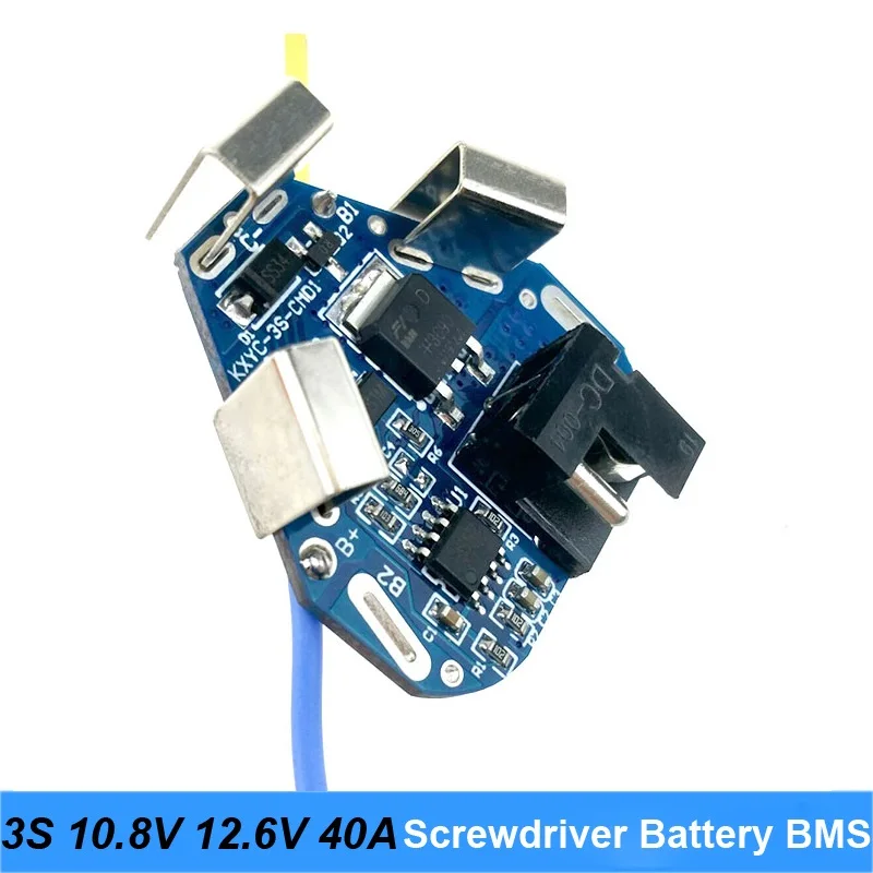 3S 10.8V 12.6V 40A BMS 18650 Lithium Battery Board BMS for Screwdriver Shura Shurika Battery 3S 12V Battery Replace Use