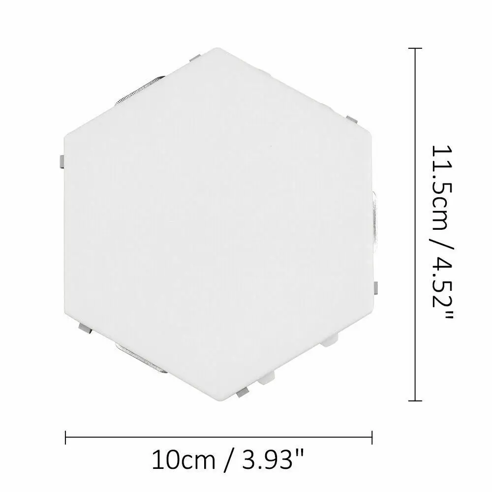 Lampe tactile LED quantique modulaire, couleur réglable, avec câble usb et télécommande, UK/EU/US/AU