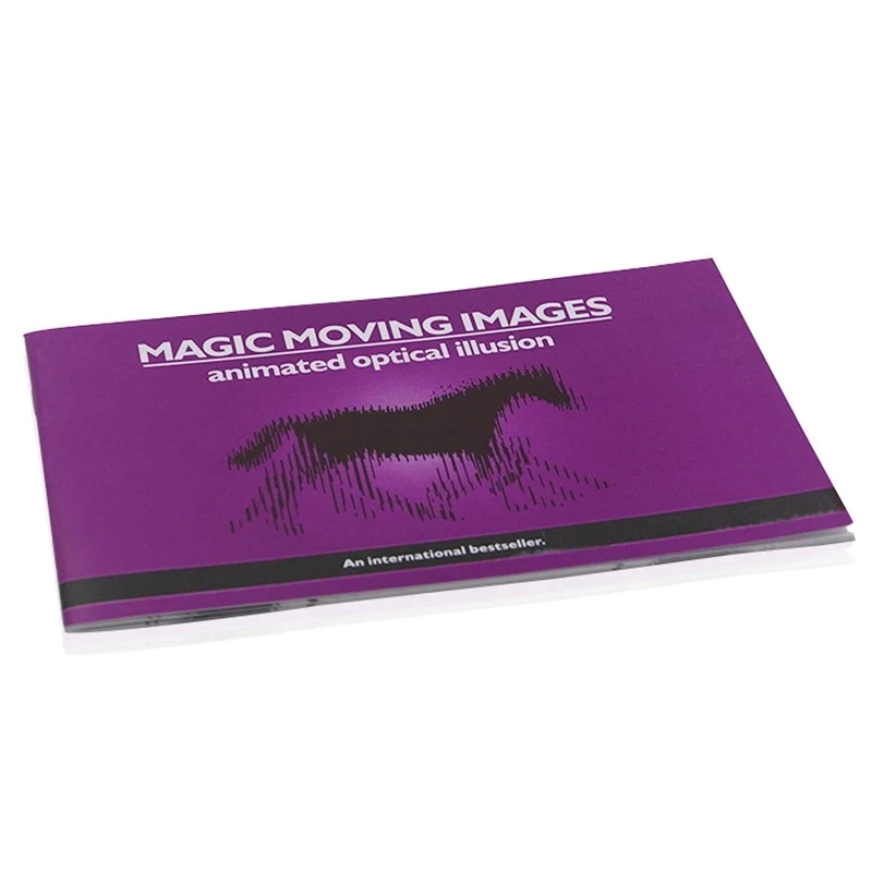 Magic Moving Images Book,Cartoon Animal Tricks, Kids Toys ,Gift, Funny Show ,Stage ,Close Up Props, Accessay, Gimmick,