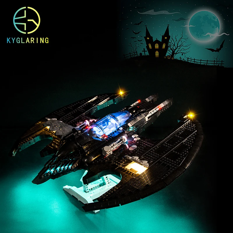 LED Light Kit For LEGO 76161 1989 Batwing(only light included)