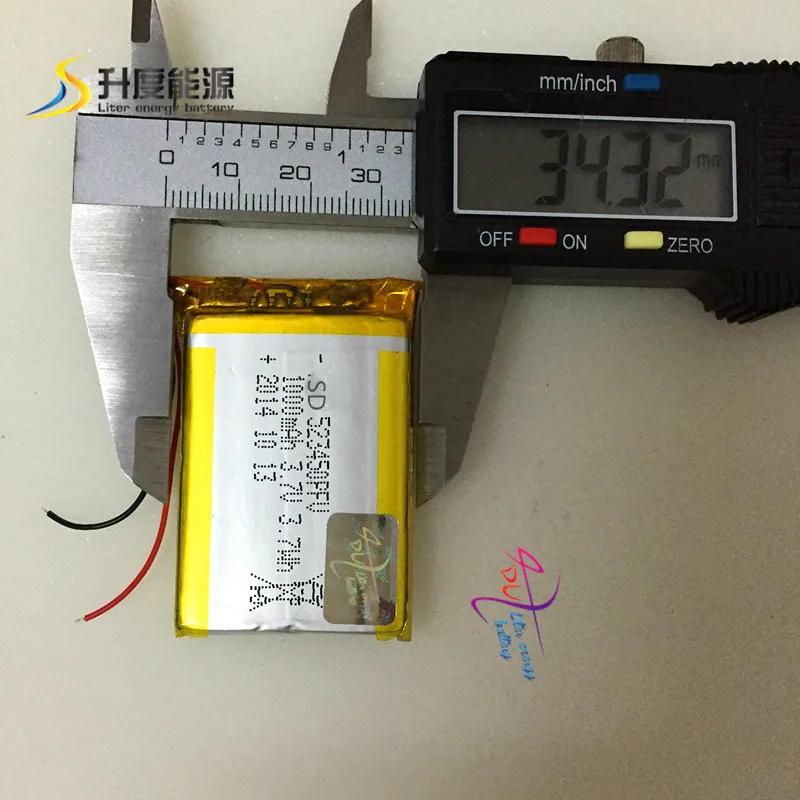 SD523450 Supplier price rechargeable 1000mah polymer battery 3.7V 523450 for electric power tools